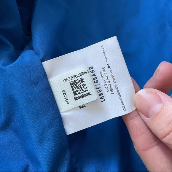 Small Dog Reebok Windbreaker - Picture 3 of 5